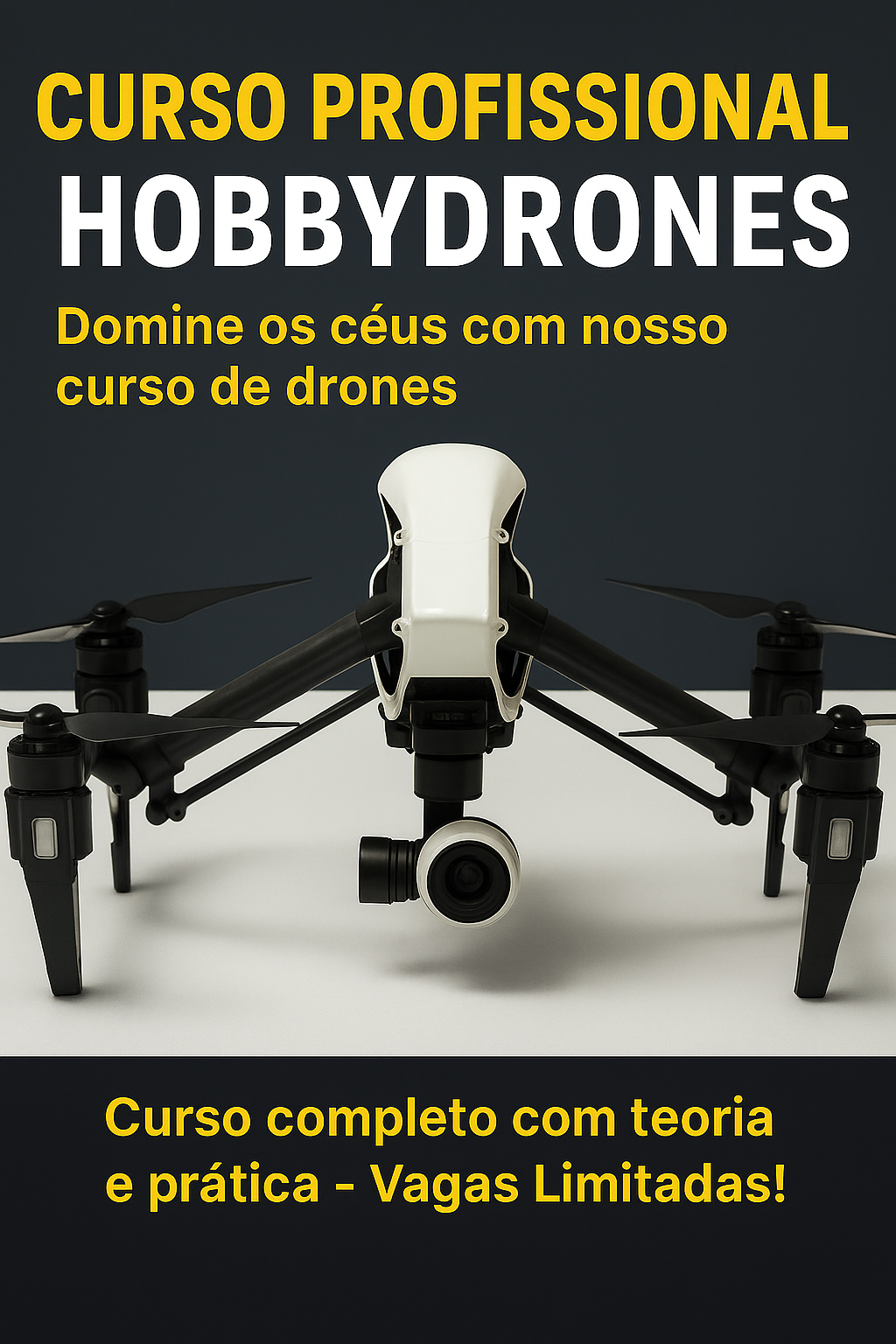 Capa Curso de Drones HobbyDrones